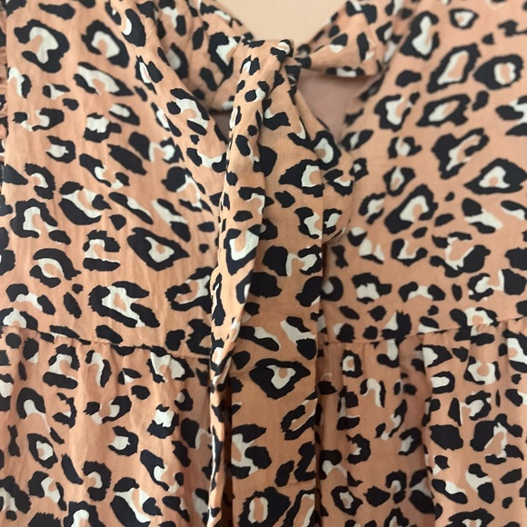 Endless Rose Animal Printed Ruffled Maxi Dress - Picture 9 of 11